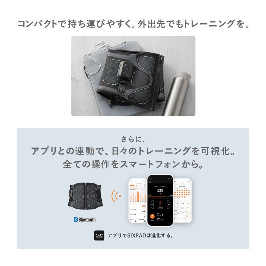 シックスパッド（SIXPAD）（メンズ、レディース）コアベルト2 Mサイズ