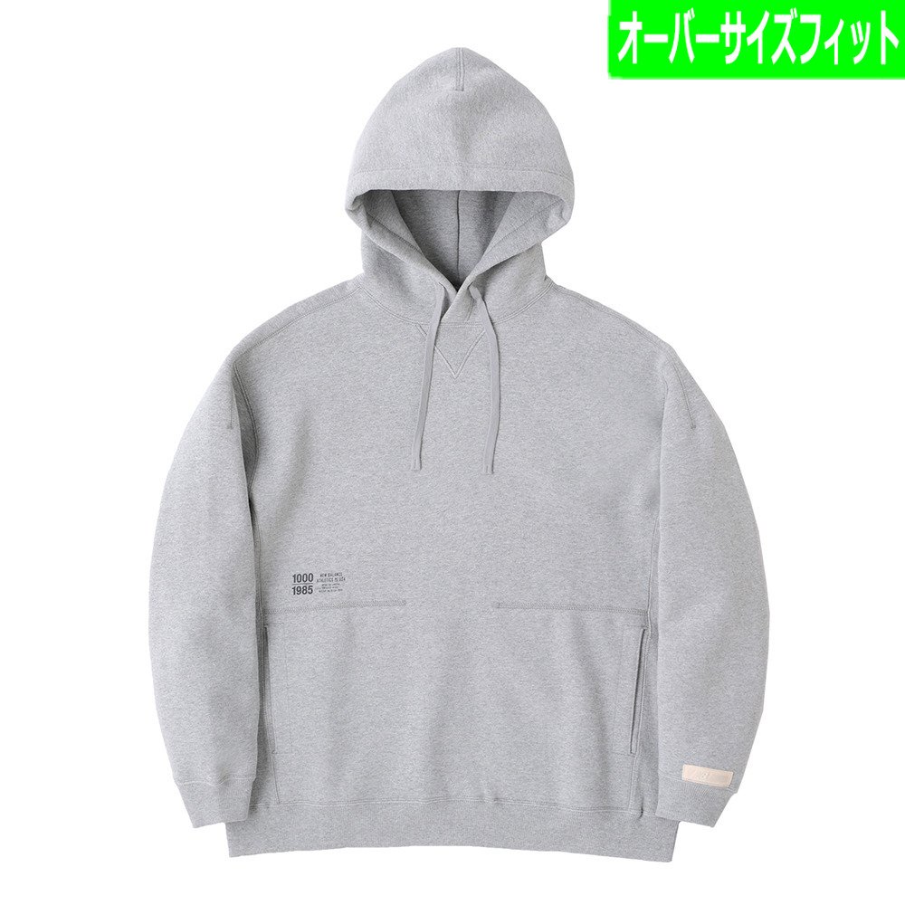 New Balance ハーフジップ セーター グレー Mサイズ NB公式