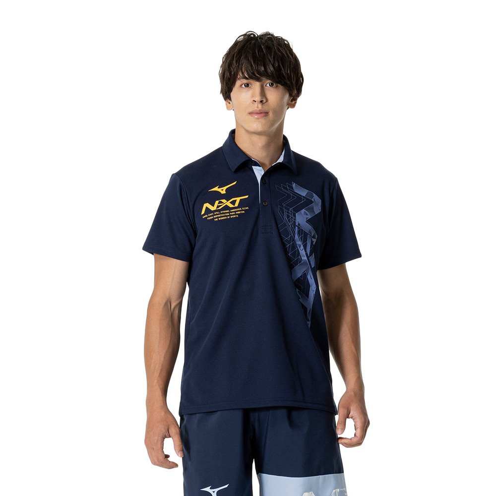 ミズノ（MIZUNO）（メンズ、レディース）N-XT 半袖ポロシャツ 32JAB27509