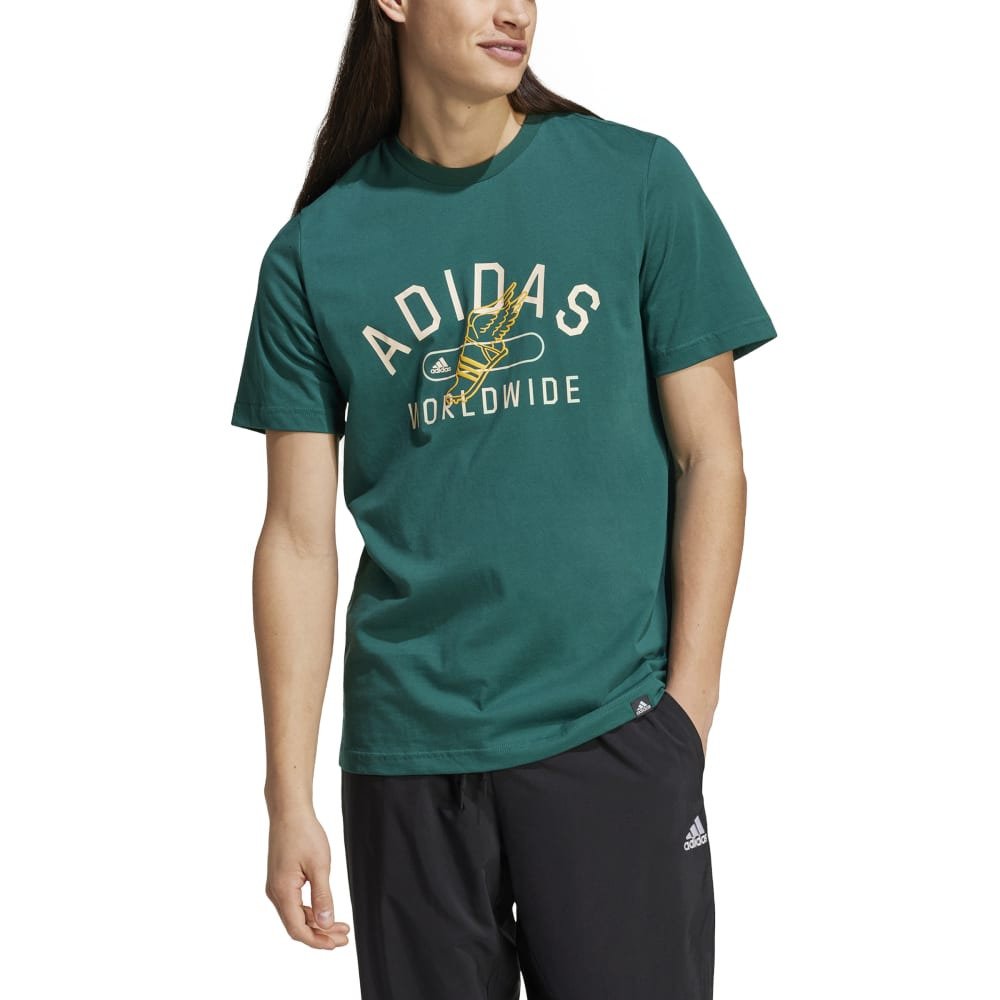 アディダス（adidas）（メンズ）カレッジ グラフィック 半袖Tシャツ