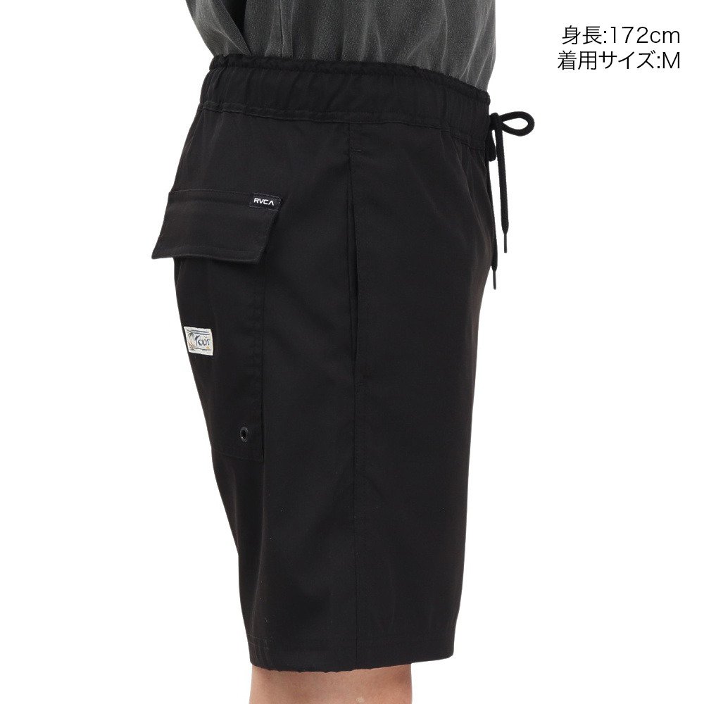 ルーカ（RVCA）（メンズ）LUAU GARDEN ボードショーツ BF041534 BLK