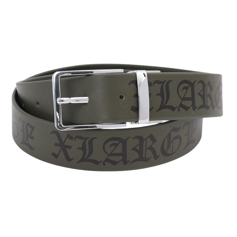 エクストララージ（XLARGE）（メンズ）LEATHER ベルト 101242054008-OLIVE