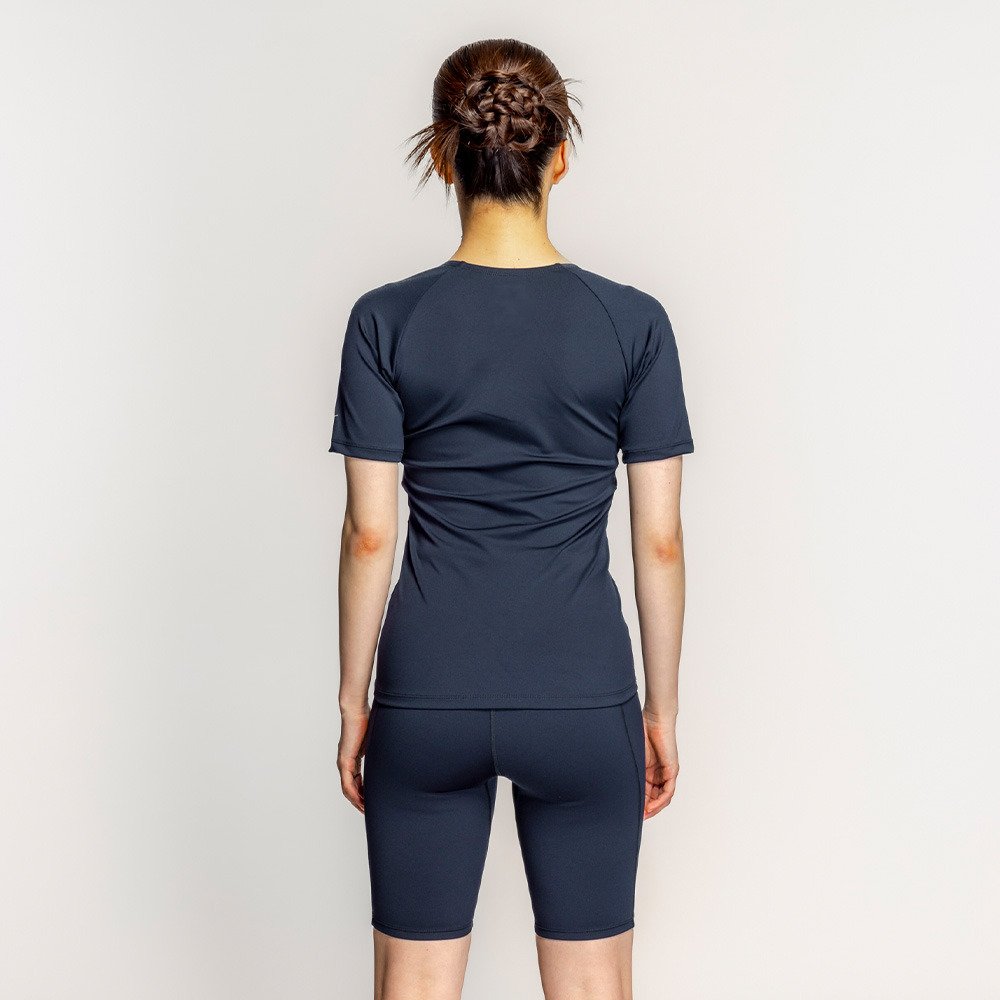 ナイキ（NIKE）（レディース）フィットネス水着 水泳 ジップ付き半袖