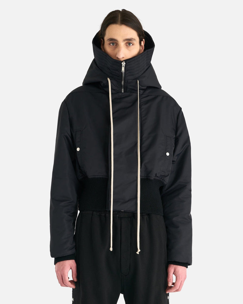 Cropped Alice Bomber in Black – SVRN