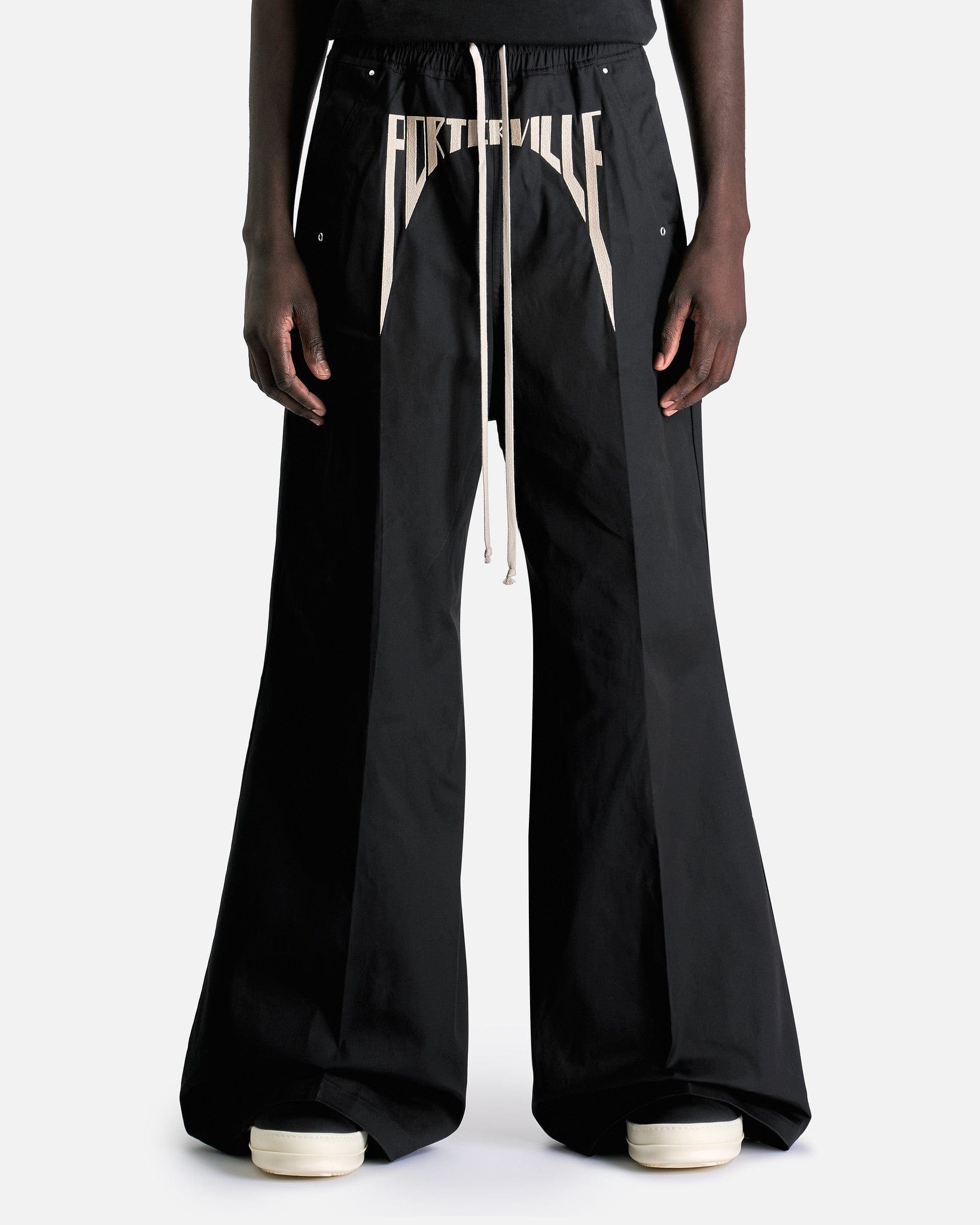 Rick Owens - Porterville Wide Bela Pants in Black/Pearl – SVRN