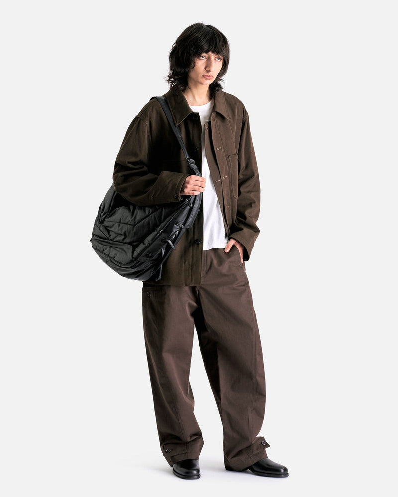 Twisted Pants with Adjustable Cuff in Espresso – SVRN