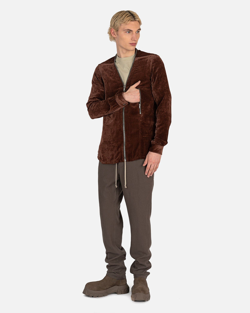 Zip Larry Shirt in Macassar – SVRN
