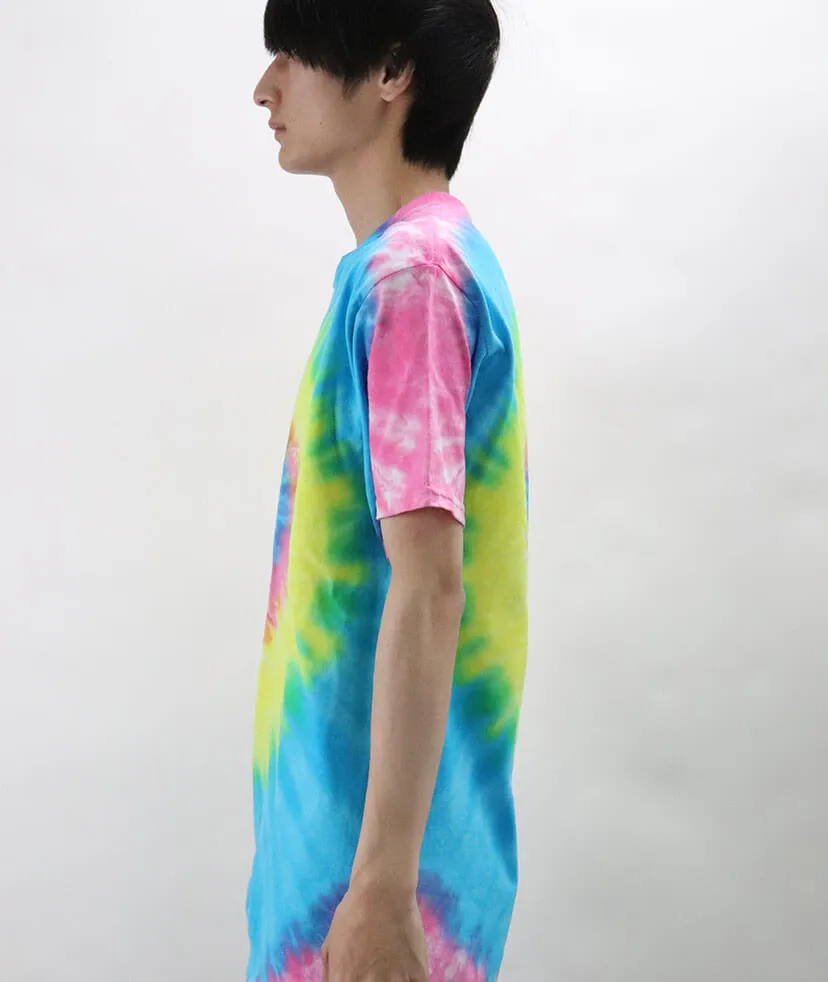 jump one ジャンプワン タイダイプリントTシャツ サイズ48 ブルー jump