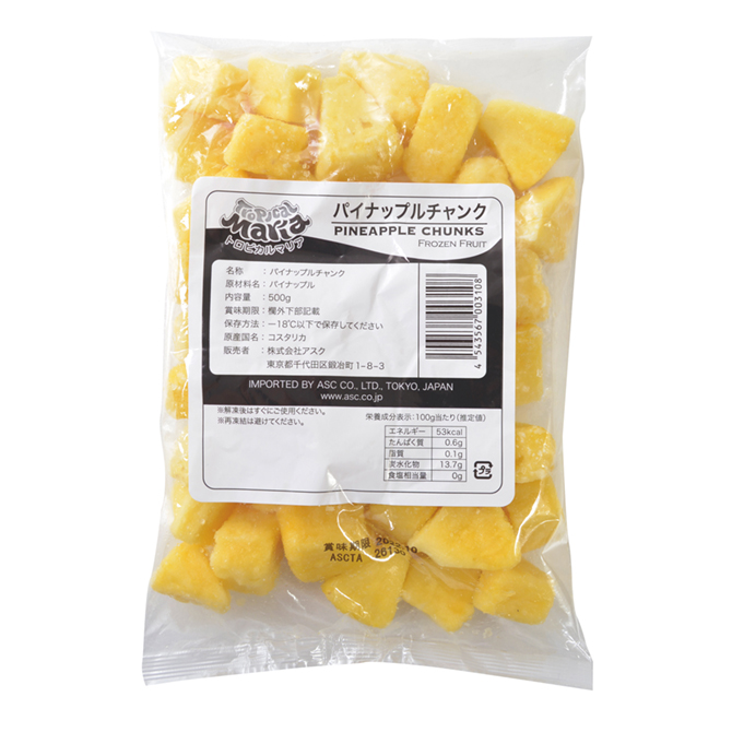 トロピカルマリア・パイナップル チャンク 500g ｜ 【通信販売】業務用
