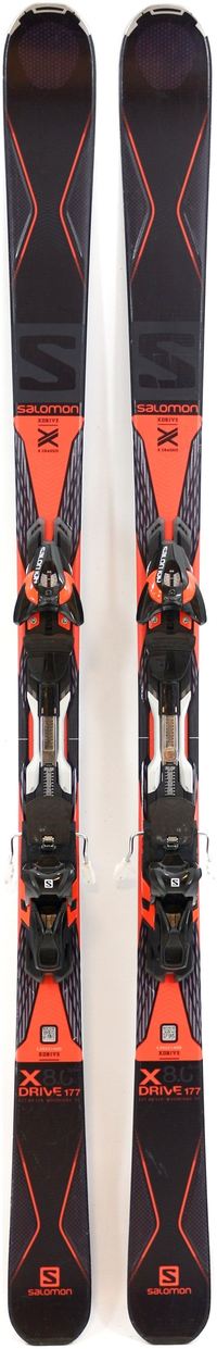 2017 Salomon X Drive 8.0 Ti 177cm Used Demo Skis w Bindings - Powder7