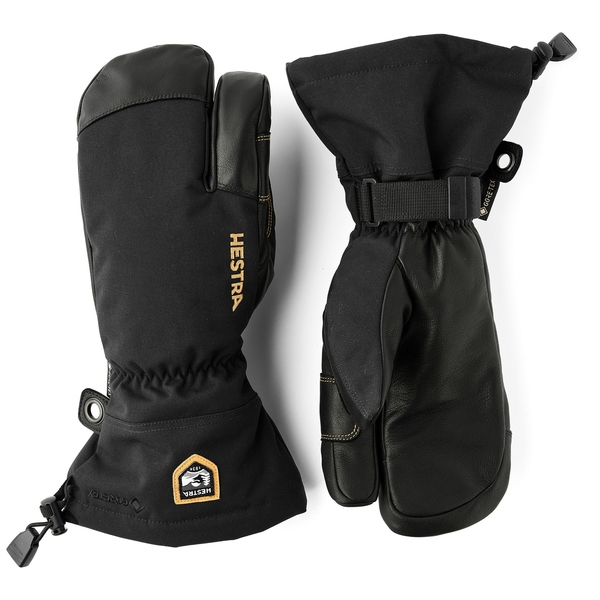 Hestra Army Leather Gore Tex 3 Finger Gloves - Powder7