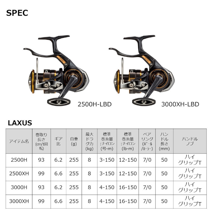 ダイワ 23ラグザス 2500H-LBD 23年モデル レバーブレーキリール - 釣具