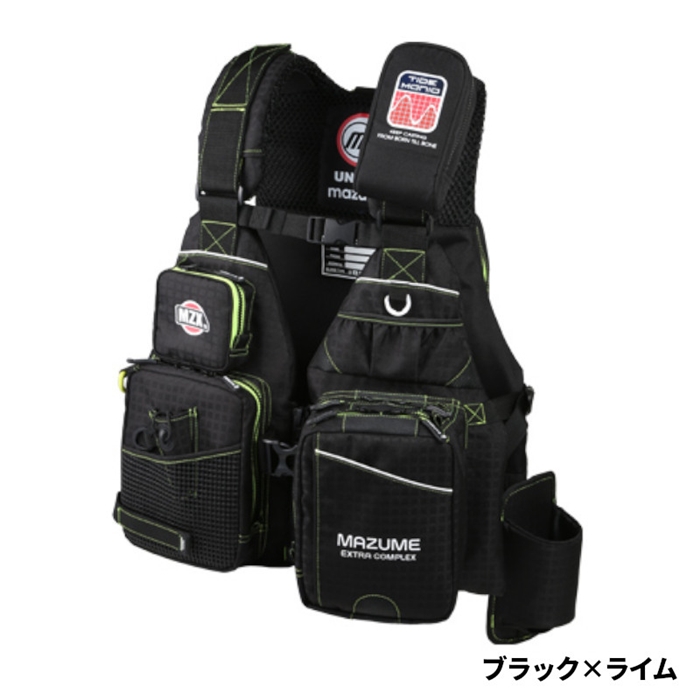 マズメ マズメ MZX タイドマニアライフジャケット フリー ブラック