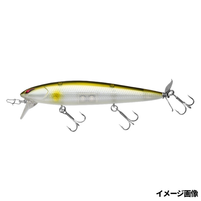 ノリーズ レイダウンミノー ウエイクプロッププラス BR-368 リフレクト