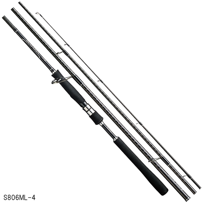 シマノ ディアルーナ MB S806ML-4 パックロッド