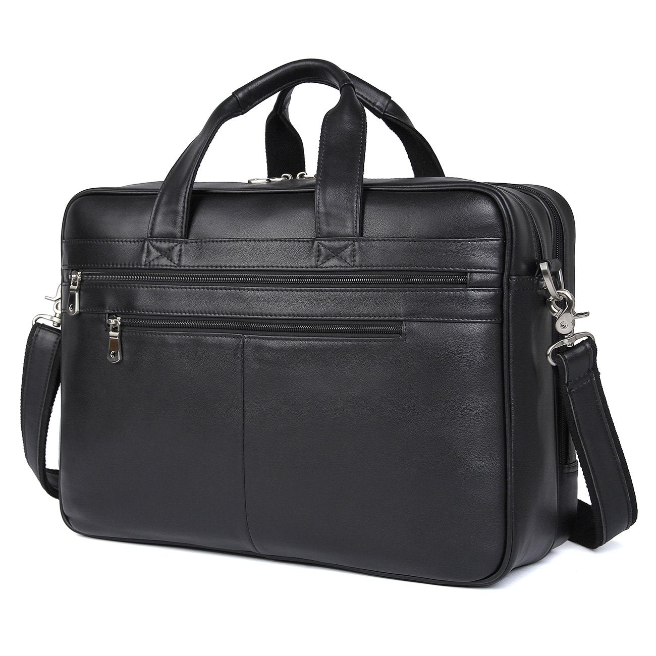 Polare 17'' Computer Briefcase Work Bag Business Case For Men With Ful