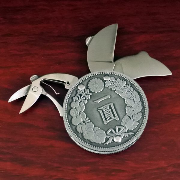 明治一圓銀貨レプリカコインナイフEDN-0055