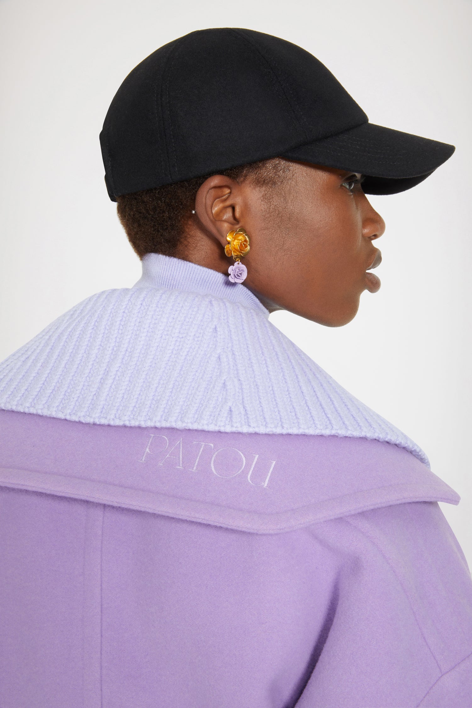 Patou | Maxi coat in double-faced wool