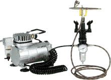 AIRTEX APC－001【エアブラシ用コンプレッサ】＝塗料・塗装機器