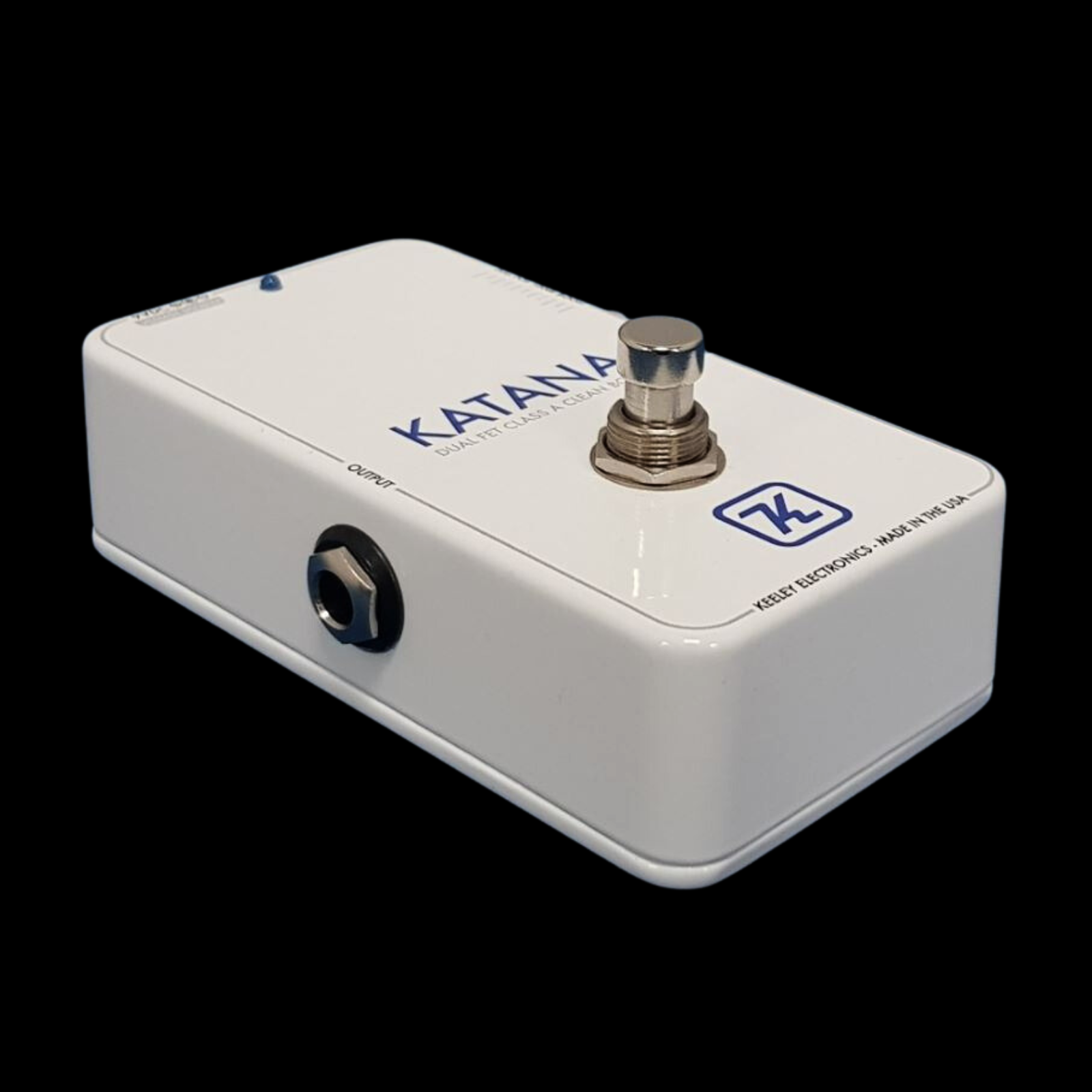 Keeley Katana Clean Boost Pedal - Throwback White