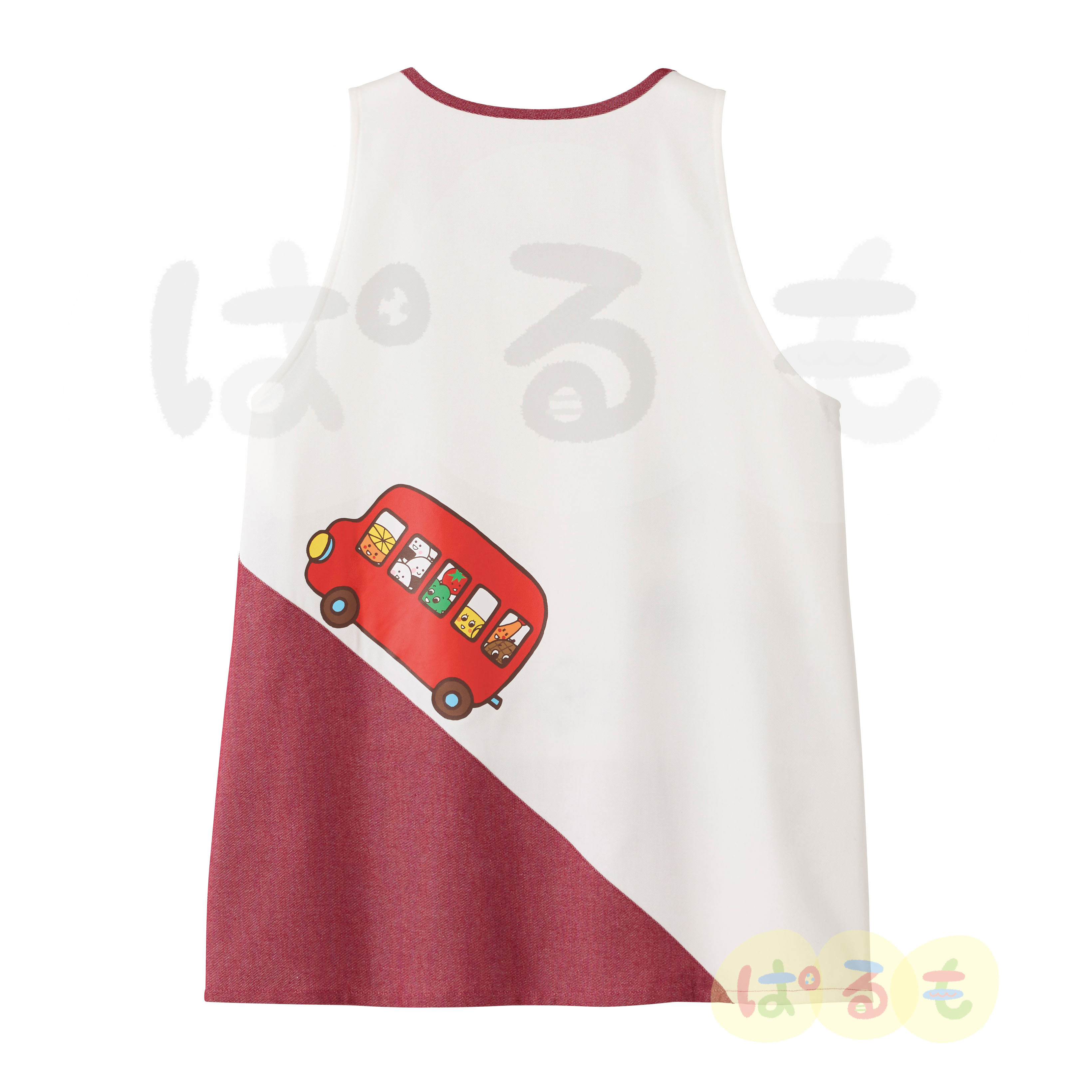 おべんとうバスエプロン（みんないるよ）｜チャイルドブック公式