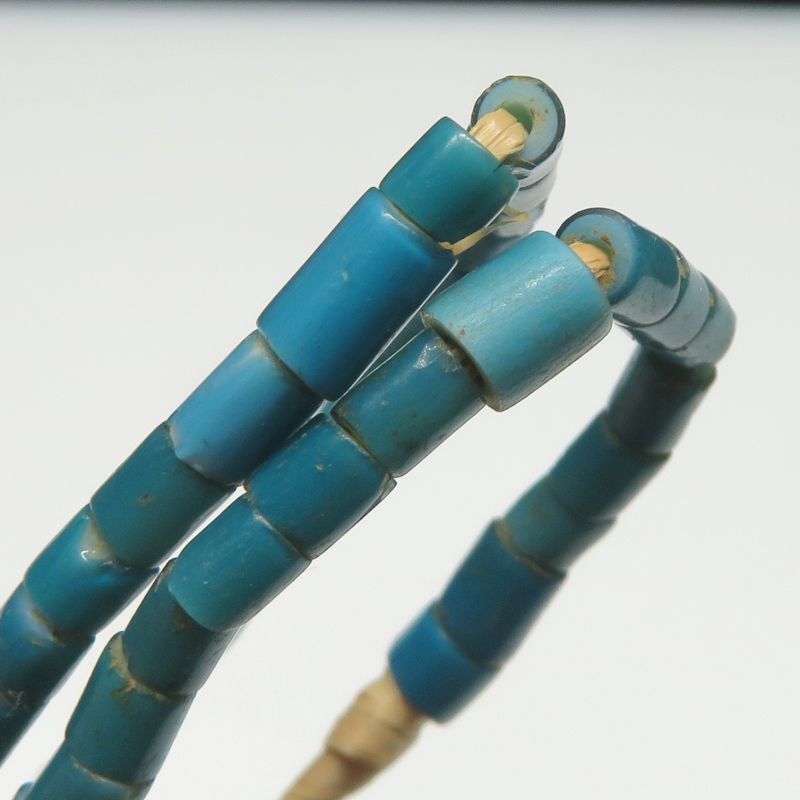 ヴェネチアンビーズ/ホワイトハーツ/オールドブルーホワイトハーツ連