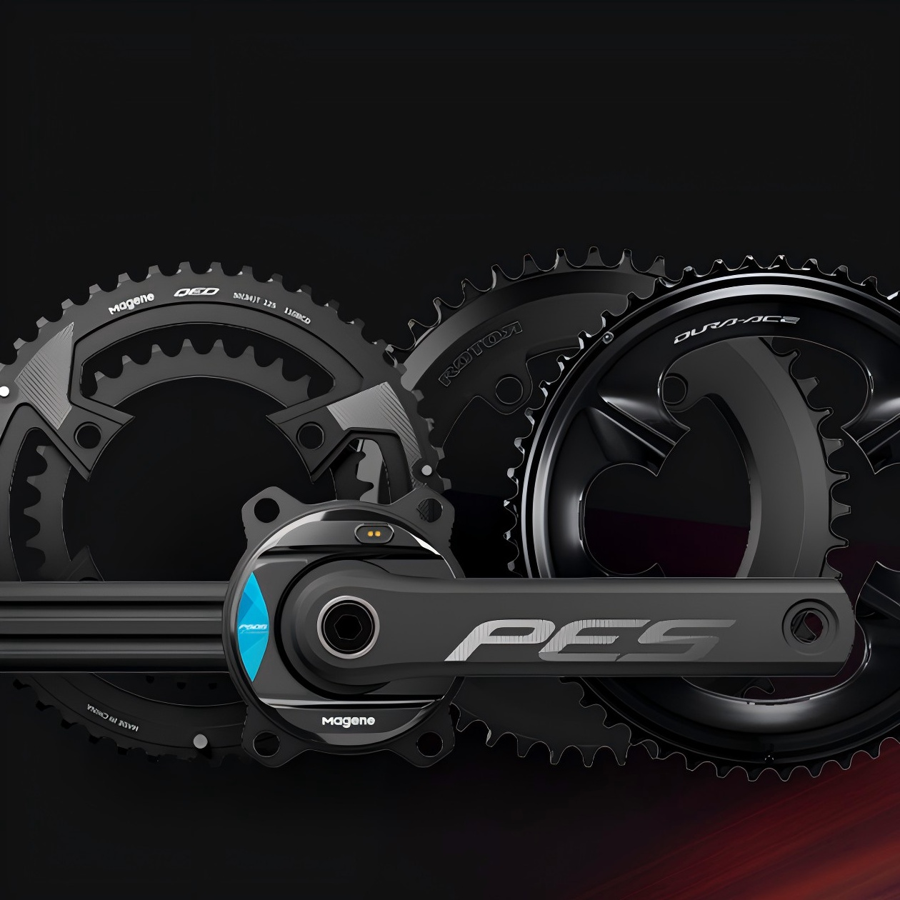 Magene PES P505 Base Power Meter Crankset – Panda Podium