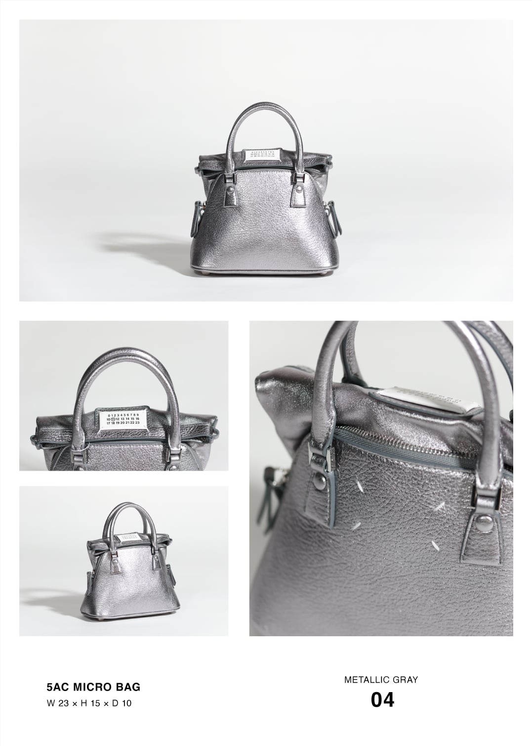 Maison Margiela(メゾン マルジェラ) “METALLIC GRAY” -7 TYPES of