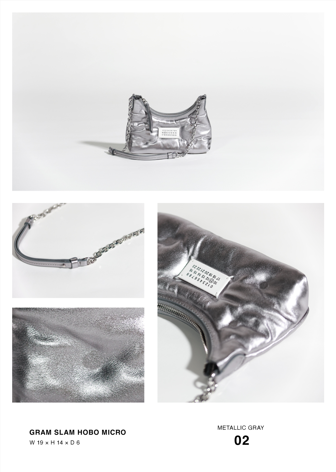 Maison Margiela(メゾン マルジェラ) “METALLIC GRAY” -7 TYPES of