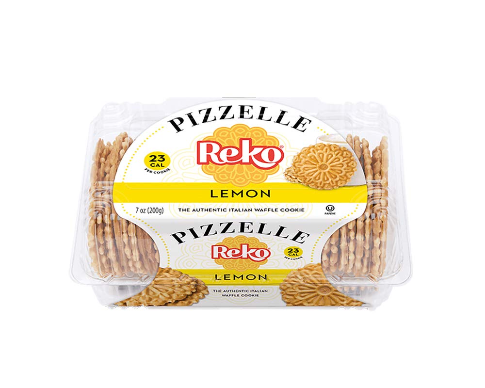 Pizzelle, Italian Style Lemon Flavor Cookies, 7oz – Parthenon Foods