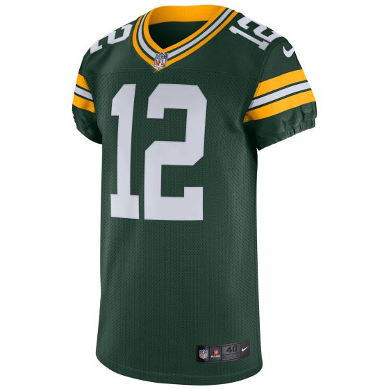 Green Bay Packers #12 Aaron Rodgers Nike Home Elite Player Jersey