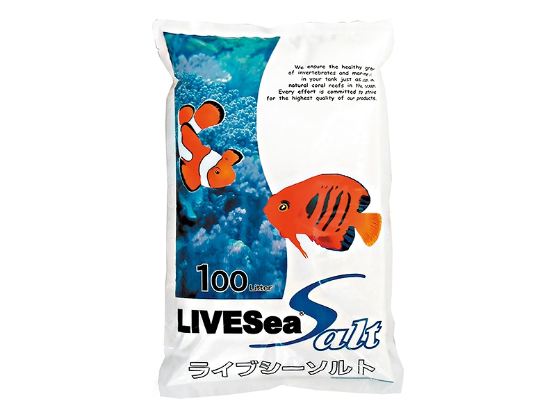 飼育用品】 ライブシーソルト100L【人工海水】 (海水用)(サンゴ用
