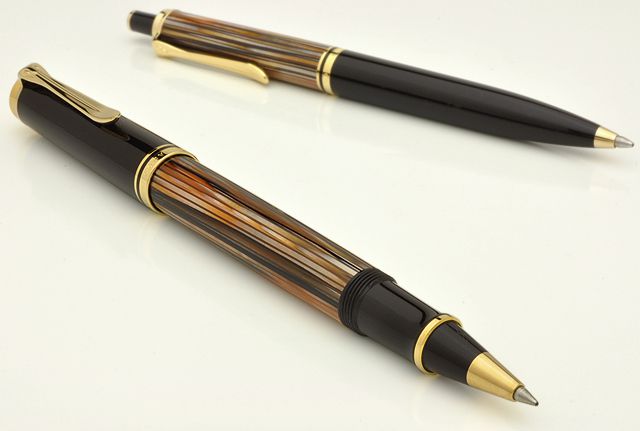 Pelikan ペリカン ローラーボール 特別生産品 スーベレーン400 茶縞