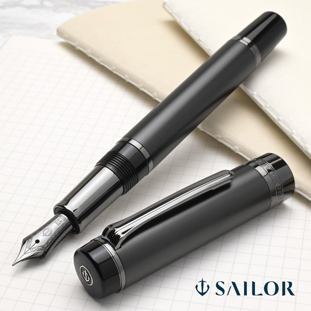 SAILOR セーラー万年筆 万年筆 CYLINT マットブラックステンレス