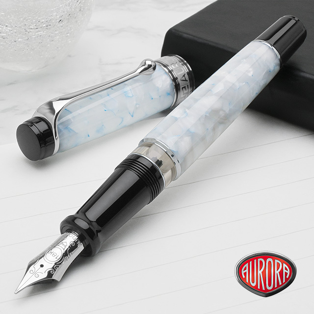 AURORA（アウロラ） 限定品 万年筆 オプティマ 366 Bianca（ビアンカ