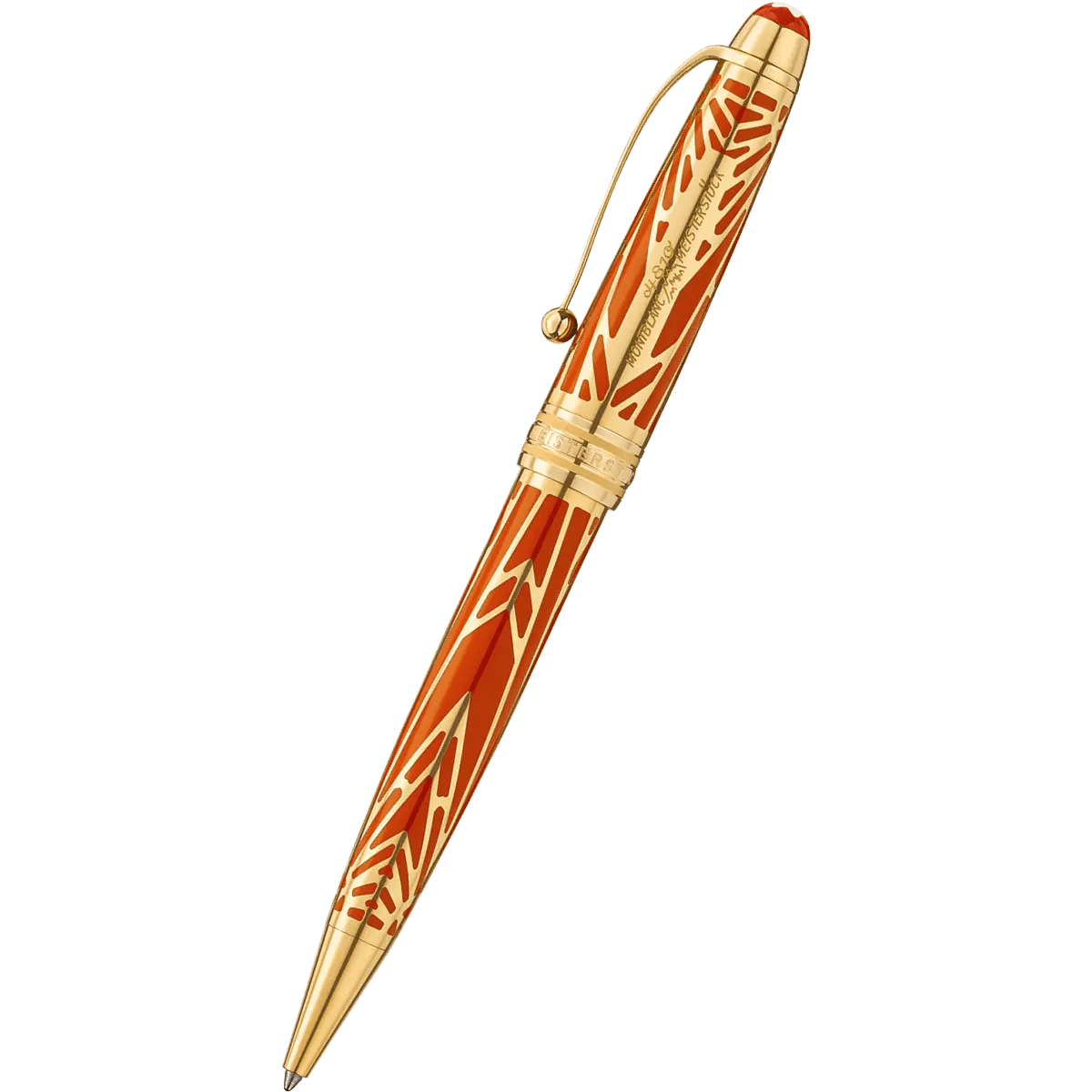 Montblanc Meisterstuck Ballpoint Pen - MS The Origin Solitaire Coral