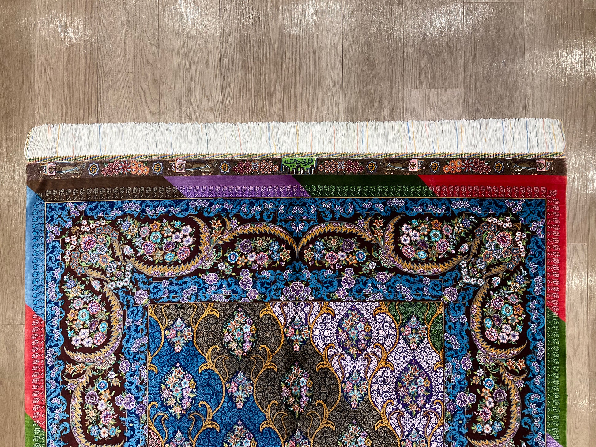 クム ジャムシード工房 210cm x 136cm A22451 – ペルシャ絨毯専門店