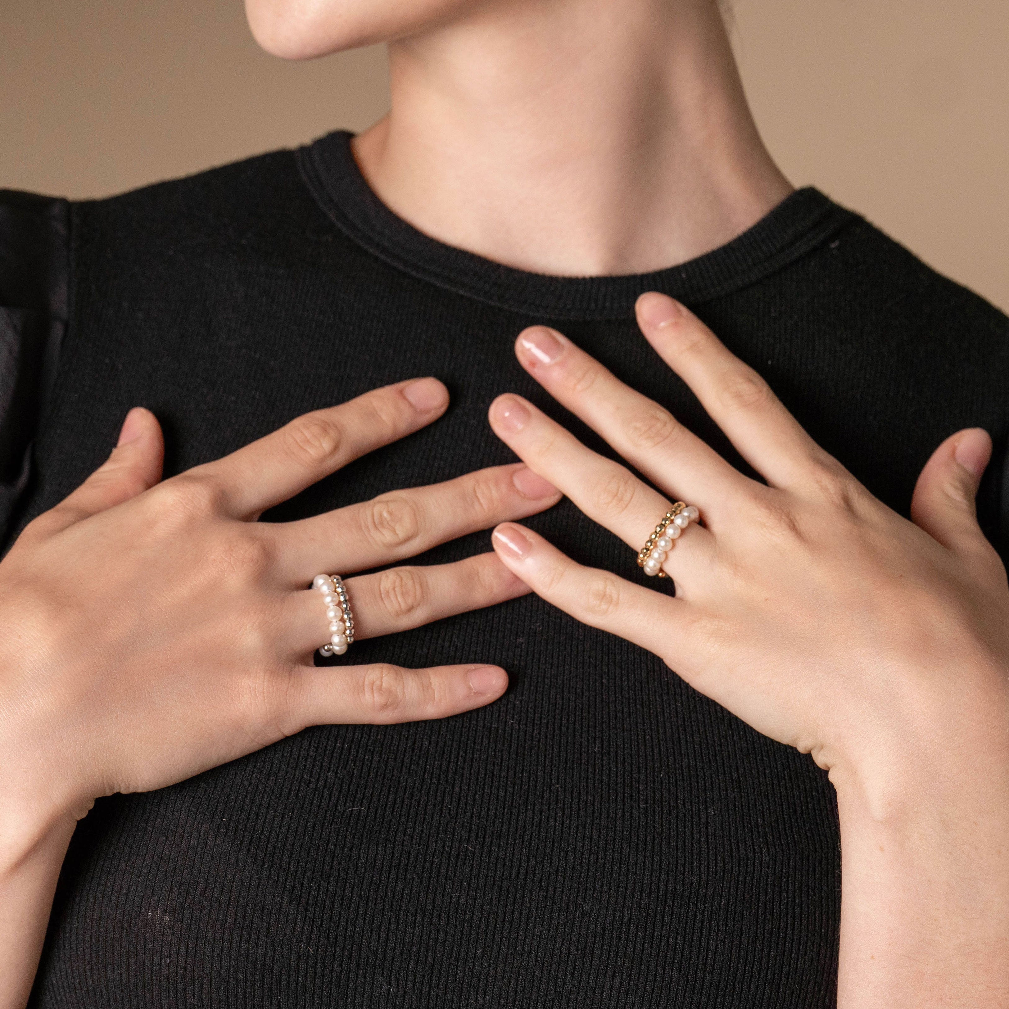 Spiral Pearl Gold Ring – Pearlish