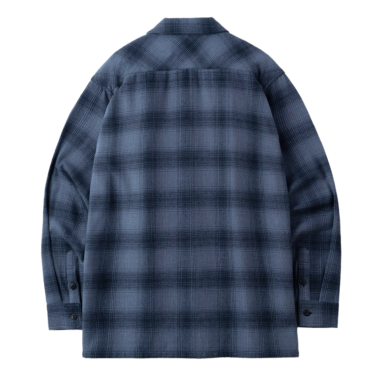 Ombre Check Flannel Shirt / BLUCO - PEDESTRIAN