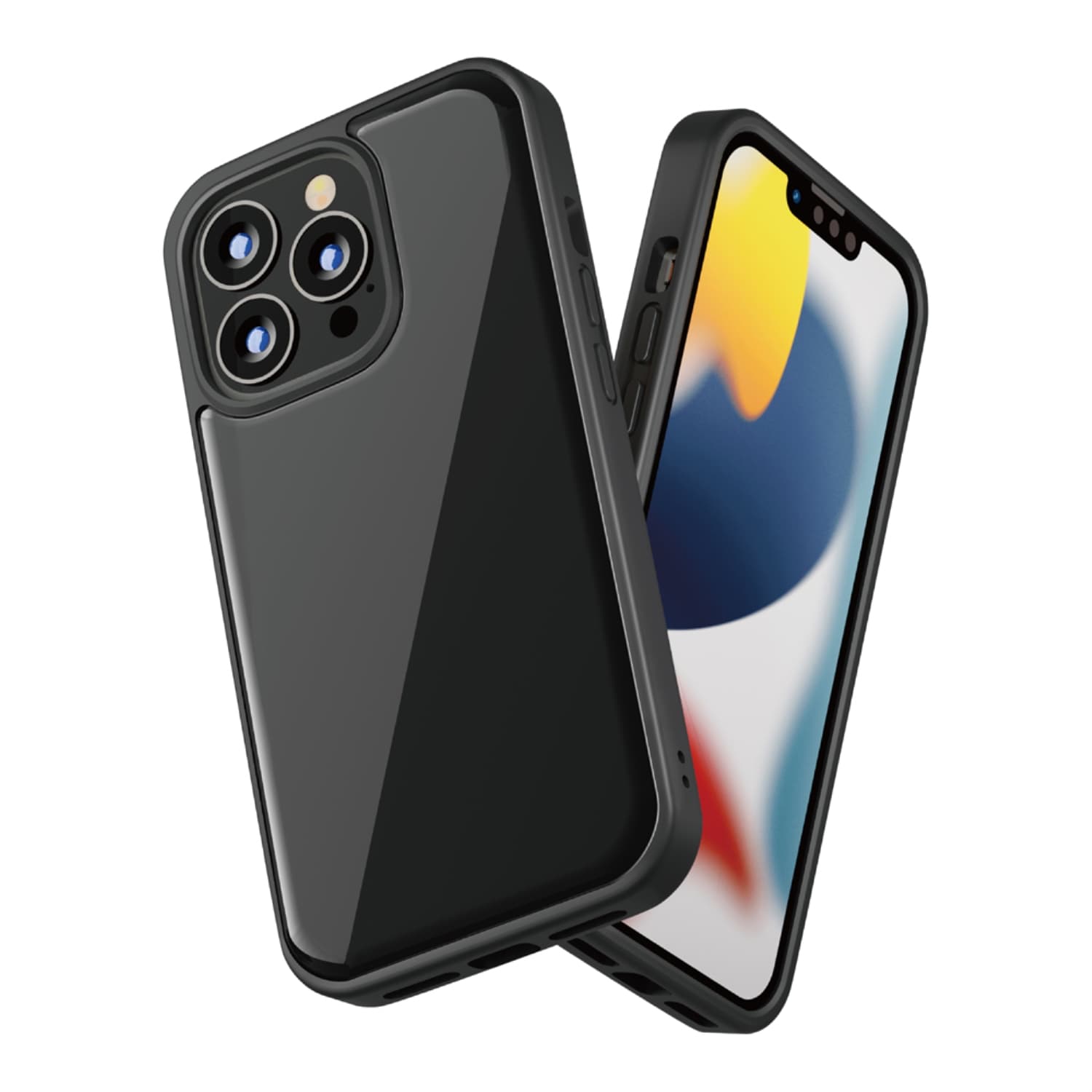iPhone 13 Pro用 ハイブリッドタフケース ブラック｜株式会社PGA