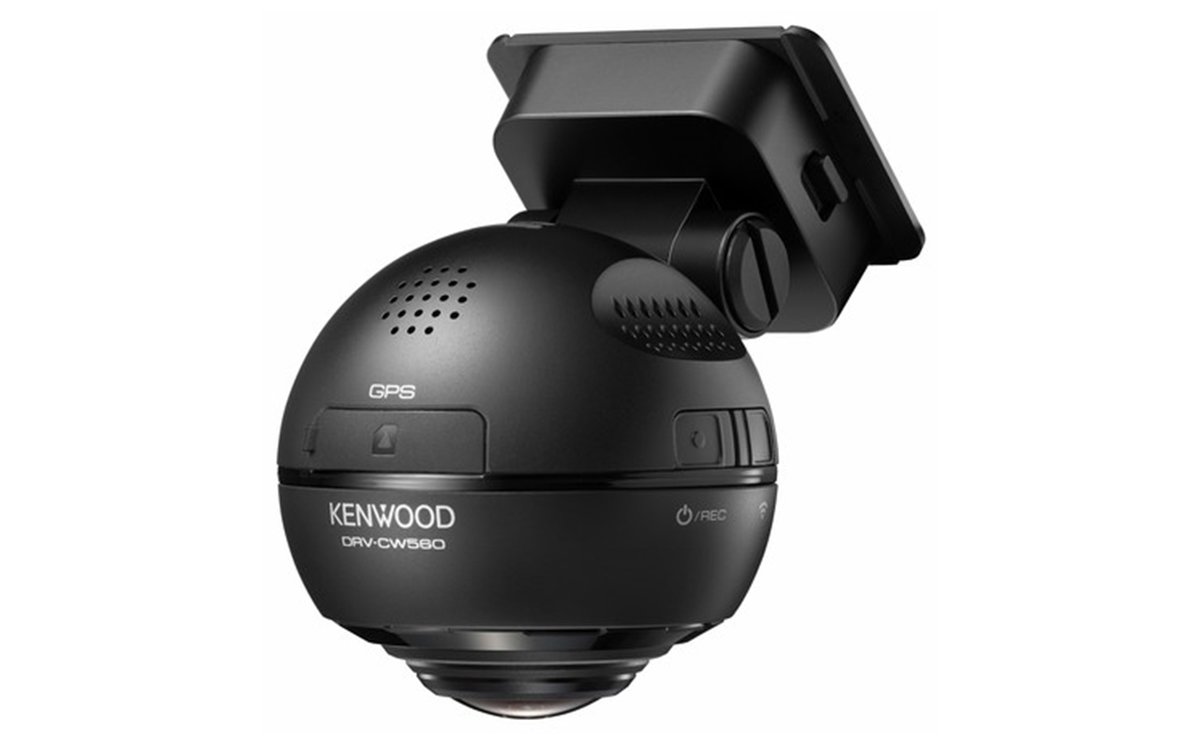 ケンウッド、360度ドライブレコーダー「DRV-CW560」。無線LAN搭載