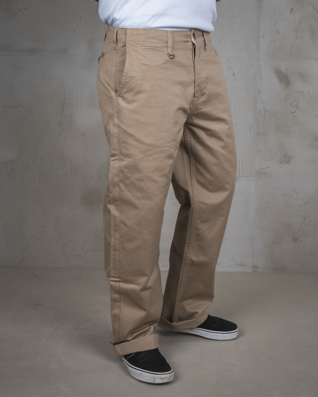 1940 Service Chino Khaki – Authentic Vintage Cotton Pants-W40-L32