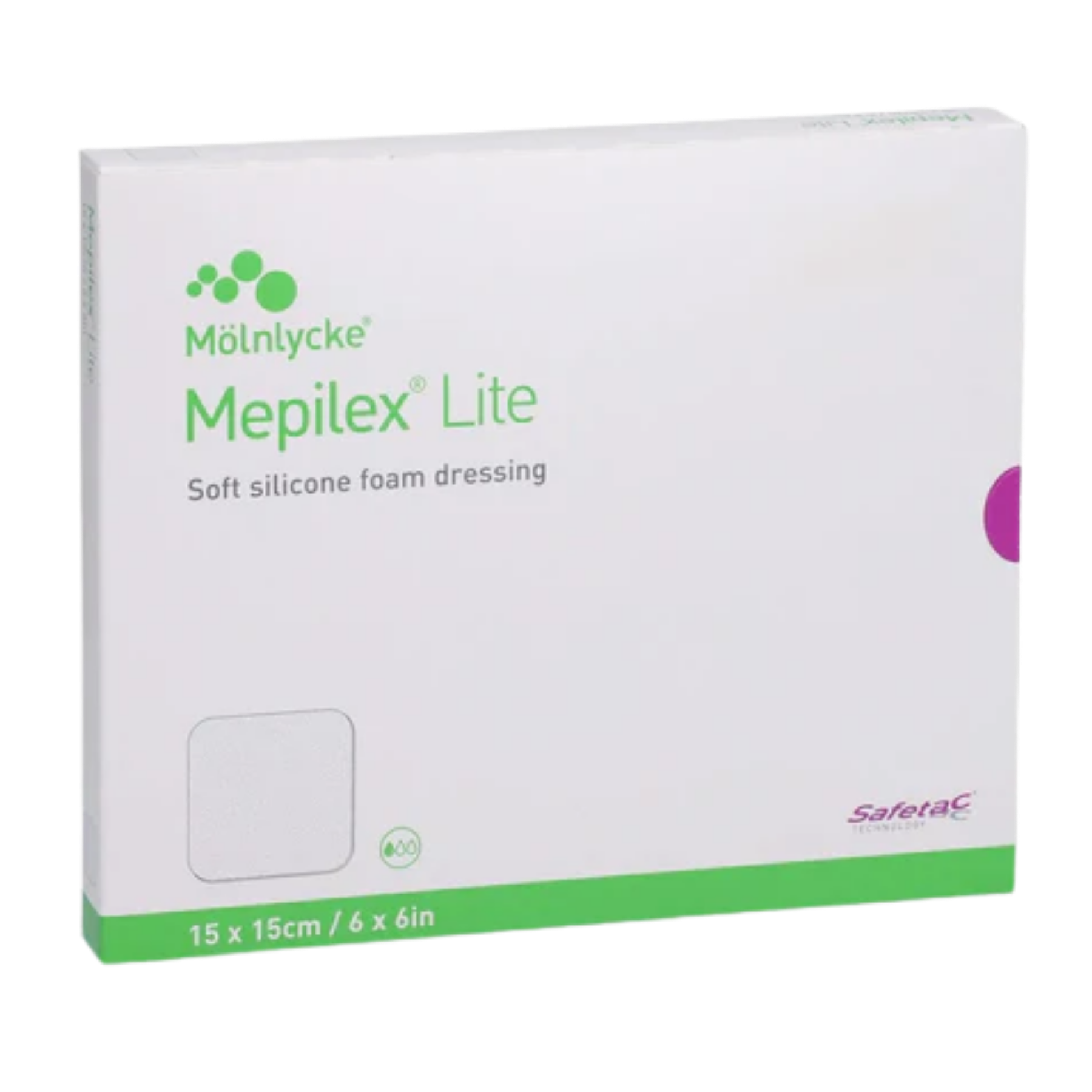 Molnlycke Mepilex Lite Foam Dressing 15x15cm – Platinum Health Supply