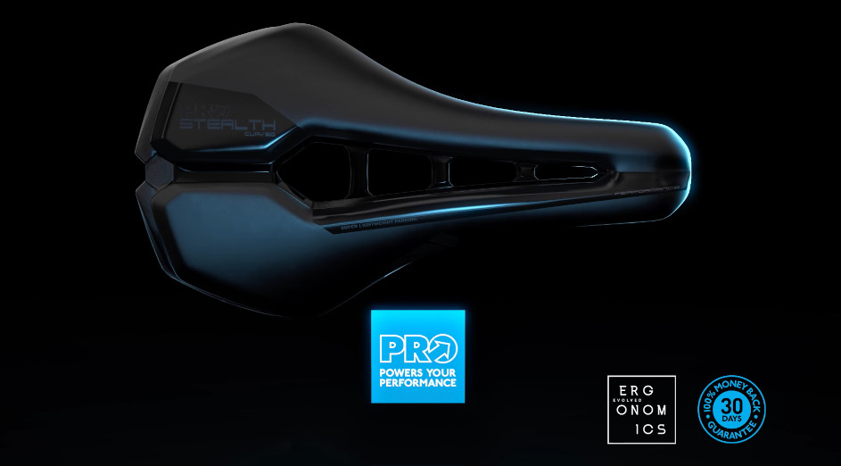 PRO Stealthカーブドパフォーマンスサドル | Pro Bikegear