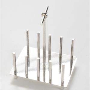 Proantic: Christopher Dresser For Alessi Toast Rack In Silver Metal