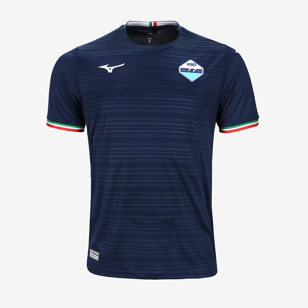Mizuno Lazio 23/24 SS Away Shirt - Navy - Mens Replica