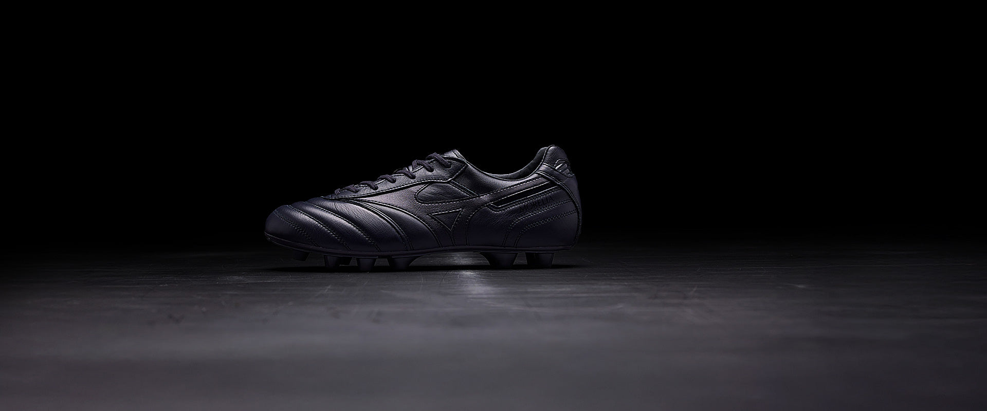 Mizuno Morelia Elite II Made in Japan Firm Ground - Obsidian