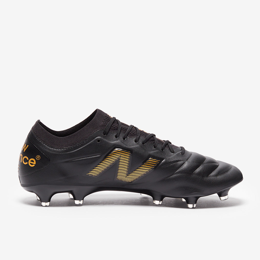 New Balance 442 V2 Elite Firm Ground - Black/Metallic Gold - Adult