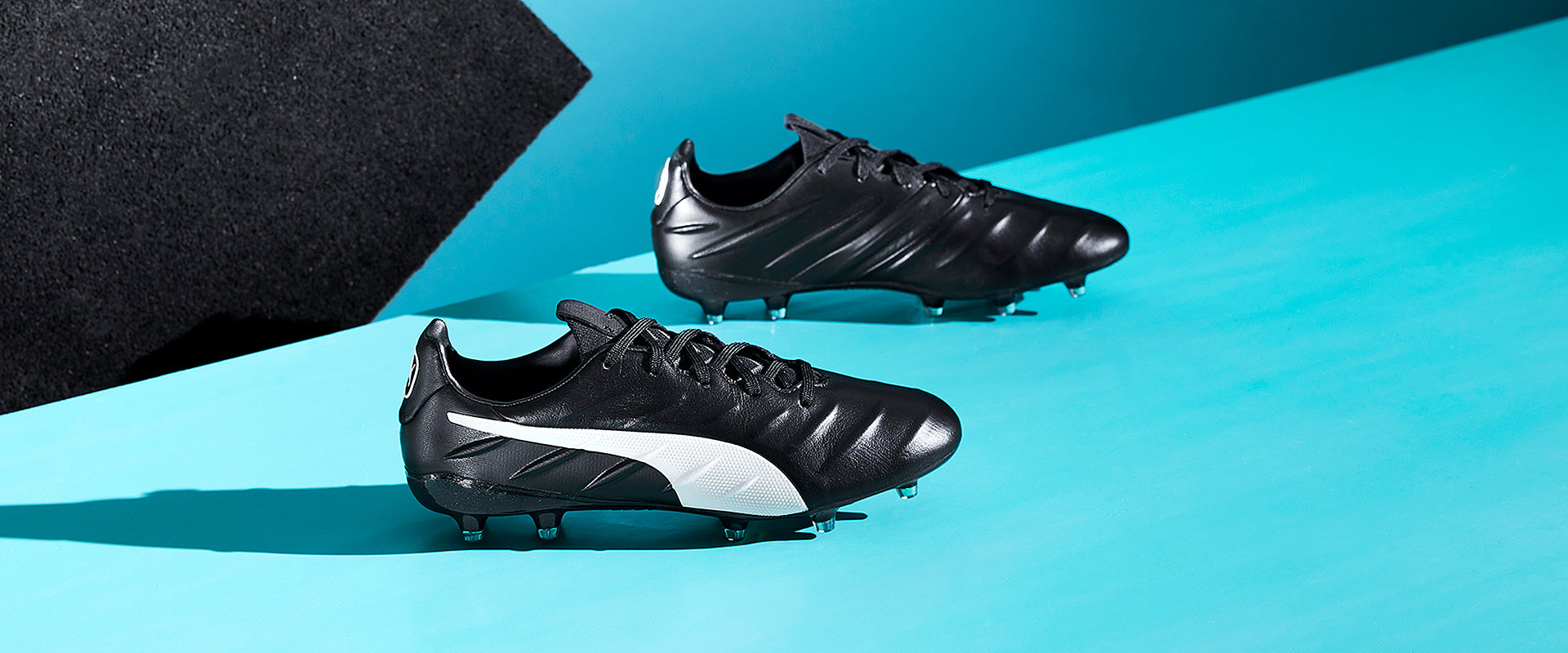 Puma King Platinum 21 FG/AG - Puma Black/Puma White - Mens Soccer