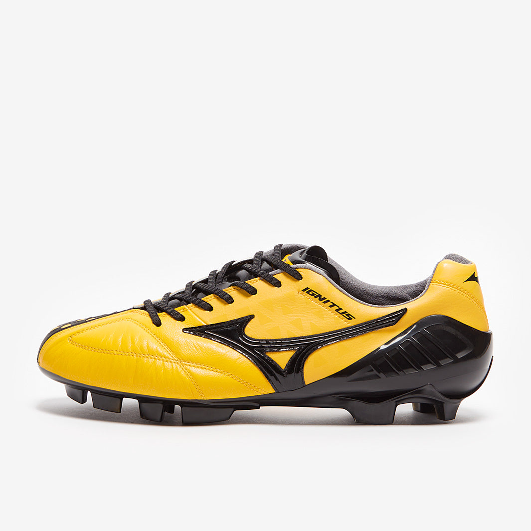 Mizuno Wave Ignitus Japan FG - Cyber Yellow/Black - Mens Soccer Cleats